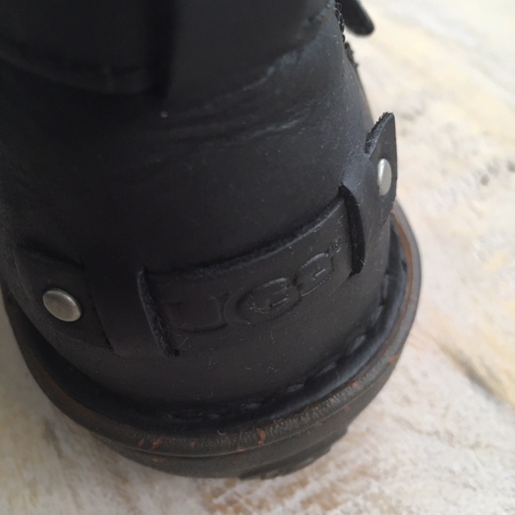 UGG Women's Rosen Tall Black Winter Boots size 7M - Picture 3 of 6